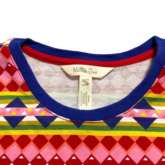 Matilda Jane 10Y Falling Snow Ruffle Top - Picture 4 of 5